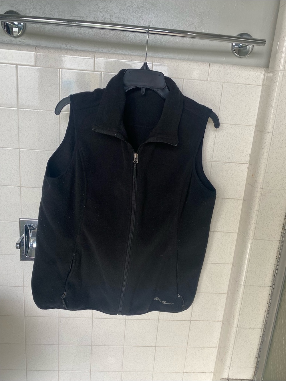 Eddie Bauer Black Women’s Fleece Zip Vest